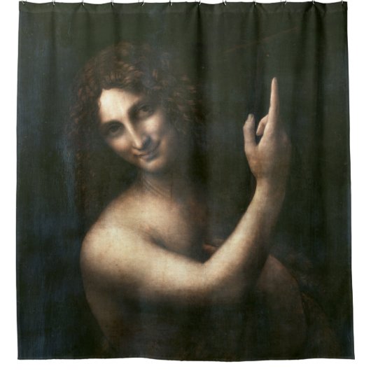 Sint-John de Baptist, Leonardo da Vinci Douchegordijn (Voorkant)