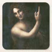 Sint-John de Baptist, Leonardo da Vinci Kartonnen Onderzetters (Voorkant)