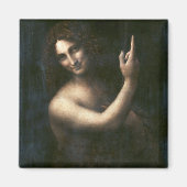 Sint-John de Baptist, Leonardo da Vinci Magneet (Voorkant)