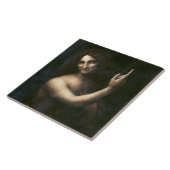 Sint-John de Baptist, Leonardo da Vinci Tegeltje (Zijkant)