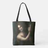 Sint-John de Baptist, Leonardo da Vinci Tote Bag (Achterkant)