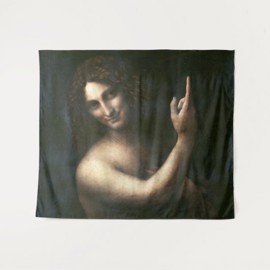Sint-John de Baptist, Leonardo da Vinci Wandkleed (Voorkant (horizontaal))