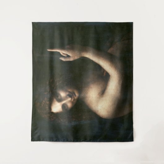 Sint-John de Baptist, Leonardo da Vinci Wandkleed (Voorkant)