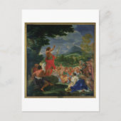Sint-John de Baptist Preaching, geschilderd voor 1 Briefkaart (Voorkant)