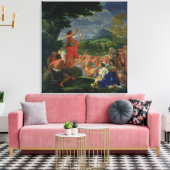 Sint-John de Baptist Preaching, geschilderd voor 1 Canvas Afdruk (Insitu (Woonkamer))