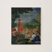 Sint-John de Baptist Preaching, geschilderd voor 1 Legpuzzel (Verticaal)