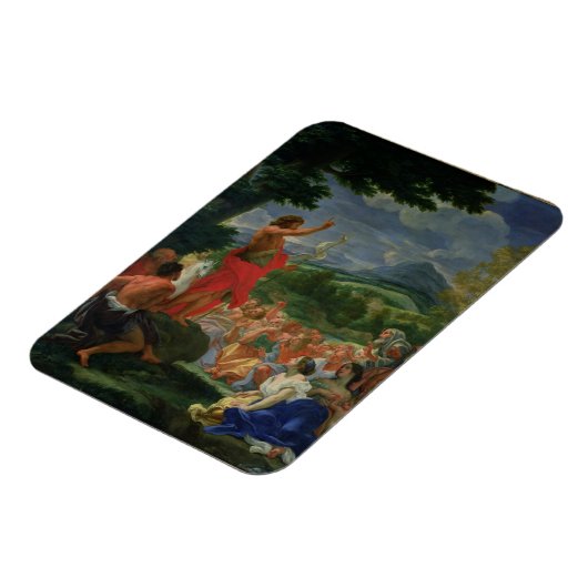 Sint-John de Baptist Preaching, geschilderd voor 1 Magneet (Linkerzijde)