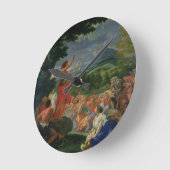 Sint-John de Baptist Preaching, geschilderd voor 1 Ronde Klok (Hoek)