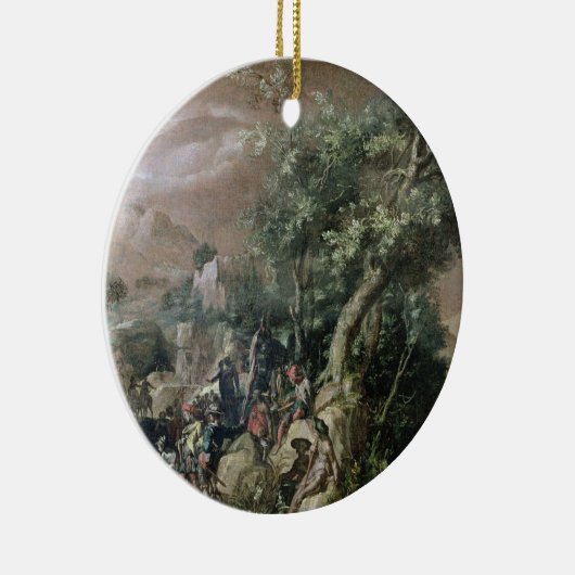 Sint-John de Baptist Preaching (olie op doek) Keramisch Ornament (Rechts)