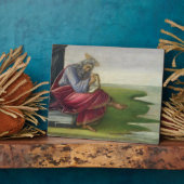 Sint John de Divine op Patmos, het Boek schrijven Fotoplaat (Zijkant)