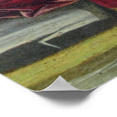 Sint John de Divine op Patmos, het Boek schrijven Poster (Hoek)