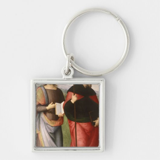 Sint-John de Evangelist en Sint-Augustinus van Sleutelhanger (Voorkant)