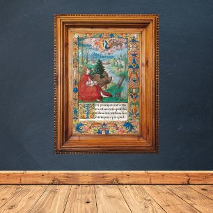 Sint-John de Evangelist - Medieval Manuscript Poster