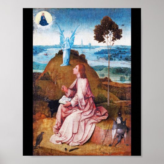 Sint-John de Evangelist op Patmos, Bosch Poster (Voorkant)