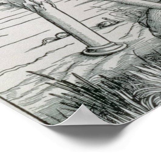 Sint John Devouring the Book Poster (Hoek)