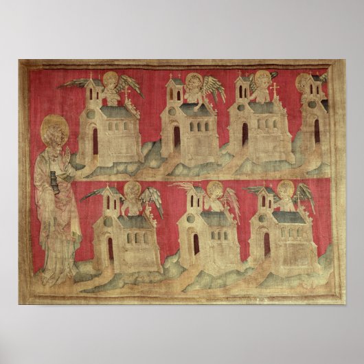 Sint-John en de zeven kerken in Azië Poster (Voorkant)