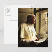 SINT JOHN PAUL II DEEP IN DACHT. BRIEFKAART (Voorkant / Achterkant)