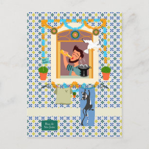 Sint John Portugees Festa Buurman Briefkaart