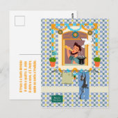 Sint John Portugees Festa Buurman Briefkaart (Voorkant / Achterkant)