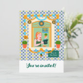 Sint John Portugees Festa Buurman Kaart (Staand voorkant)