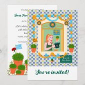 Sint John Portugees Festa Buurman Kaart (Voorkant / Achterkant)