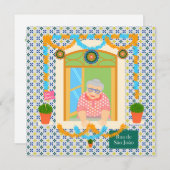 Sint John Portugees Festa Buurman Kaart (Voorkant / Achterkant)