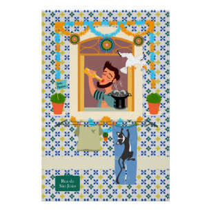 Sint John Portugees Festa Buurman Perfect Poster