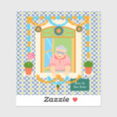 Sint John Portugees Festa Buurman Sticker (Vel)