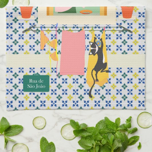 Sint John Portugees Festa Buurman Theedoek (Gevouwen)