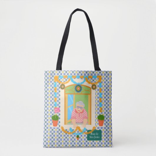 Sint John Portugees Festa Buurman Tote Bag (Voorkant)