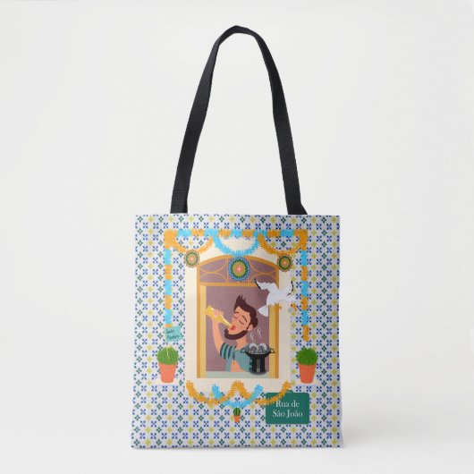 Sint John Portugees Festa Buurman Tote Bag (Voorkant)