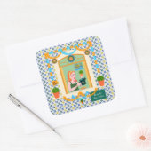 Sint John Portugees Festa Buurman Vierkante Sticker (Envelop)