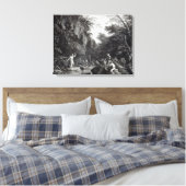 Sint-John preken in de wilde natuur Canvas Afdruk (Insitu (Slaapkamer))