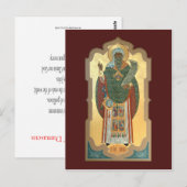 Sint-John van Damascus Prayer Card Briefkaart (Voorkant / Achterkant)