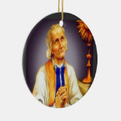 Sint-John* van de kerstversiering Keramisch Ornament (Rechts)