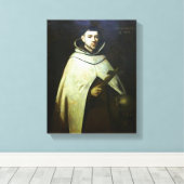 Sint-John van het kruis. Canvas Afdruk (Insitu (Houten vloer))