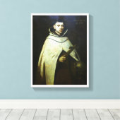 Sint-John van het kruis. Canvas Afdruk (Insitu (Houten vloer))