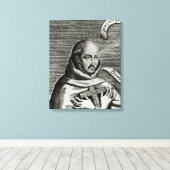 Sint-John van het Kruis, detail Canvas Afdruk (Insitu (Houten vloer))