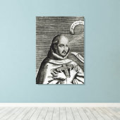 Sint-John van het Kruis, detail Canvas Afdruk (Insitu (Houten vloer))