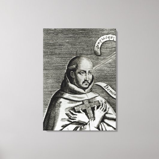 Sint-John van het Kruis, detail Canvas Afdruk (Voorkant)