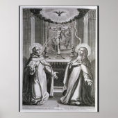 Sint-John van het Kruis en St. Theresa van Avila Poster (Voorkant)