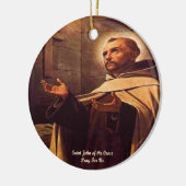 Sint-John van het Kruis Keramisch Ornament (Links)