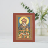 Sint-John van Kronstadt Prayer Card Briefkaart (Staand voorkant)