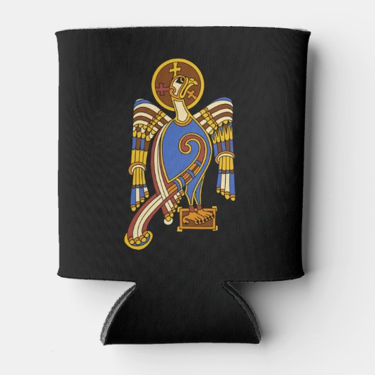 Sint-John's Eagle Celtic Knot Irish Medieval Art Blikjeskoeler (Voorkant)