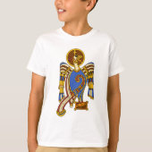 Sint-John's Eagle Celtic Knot Irish Medieval Art T-shirt (Voorkant)