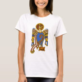 Sint-John's Eagle Celtic Knot Irish Medieval Art T-shirt (Voorkant)