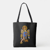 Sint-John's Eagle Celtic Knot Irish Medieval Art Tote Bag (Achterkant)
