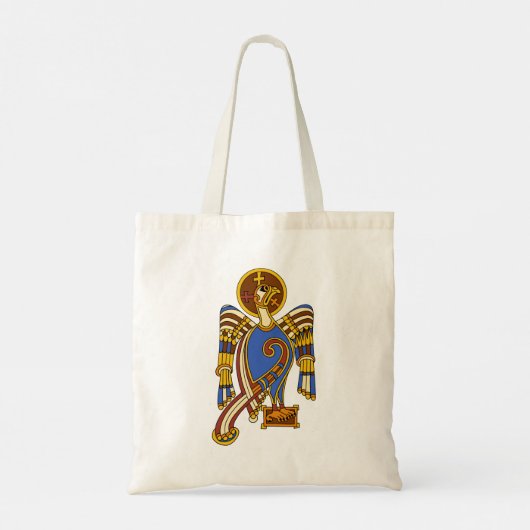 Sint-John's Eagle Celtic Knot Irish Medieval Art Tote Bag (Achterkant)