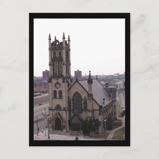 Sint-John's Episcopale Kerk, Briefkaart in Detroit (Voorkant)