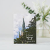Sint-John's Episcopale kerk Savannah Fotografisch Briefkaart (Staand voorkant)